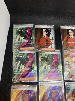 Pokemon Full Art Trainer Lot 12 Cards From Prismatic Evolutions. Cards M/NM - Image 2
