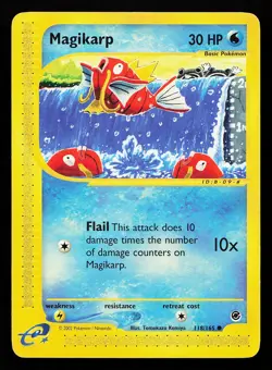 Magikarp 118/165 Common Expedition Pokemon Card - Image 1