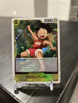 One Piece Card Game The Three Brothers ST13-014 Monkey D Luffy Foil English - Image 1