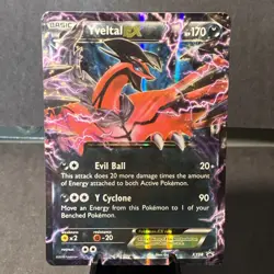 Pokemon TCG Yveltal EX XY08 XY Black Star Promo Cards Full Art Holo - Image 1