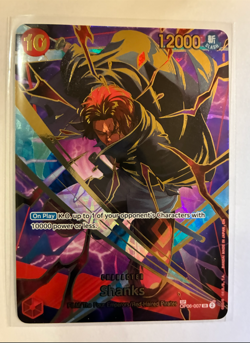 One Piece TCG The Best Vol. 2 PRB-02 OP06-007 Shanks SP (Parallel) English Card - Image 1