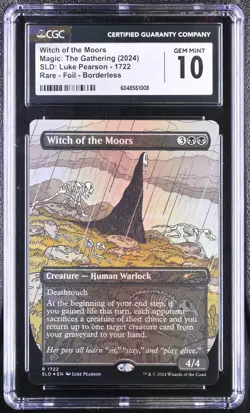 WITCH OF THE MOORS | MTG Secret Lair Introducing Luke Pearson | Foil | CGC 10 - Image 1