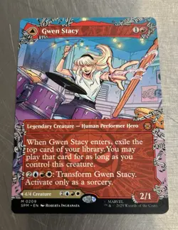 MTG Gwen Stacy No. 209 Full-Art English SPM - Image 1