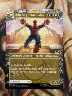 Peter Parker (Borderless) Regular #208 MTG: Marvel’s Spiderman English - NM/M - Image 2