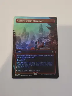 Cori Mountain Monastery (Borderless) Tarkir: Dragonstorm Foil - Image 1