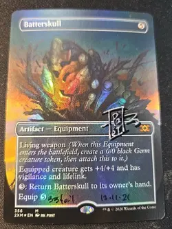 MTG BATTERSKULL BORDERLESS FOIL 2XM Shadow Signed And Numbered By Rk Post 🔥 - Image 1