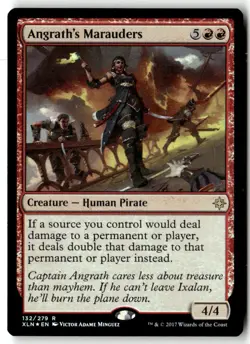 MTG Foil Angrath's Marauders - Ixalan Moderately Played English - Image 1