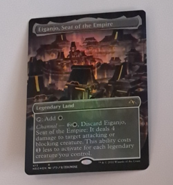 Eiganjo Seat of the Empire Foil NM Kamigawa Neon Dynasty MTG Magic the Gathering - Image 1