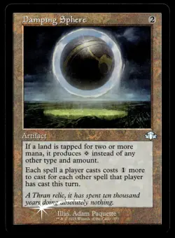Damping Sphere (Retro Frame) 377 Foil U Dominaria Remastered - Image 1