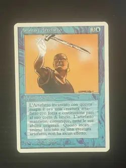 Magic MTG Italian Revised Animate Artifact Artist Proof Near Mint - 50 Exist! - Image 1