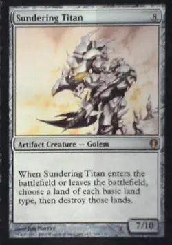 Sundering Titan - Archenemy: #118, Magic: The Gathering Lp R209 - Image 1