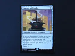 Hammer of Nazahn LP [Commander 2017] Mtg Magic Free Tracking! - Image 1
