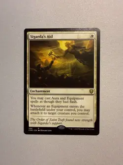 Sigarda's Aid - MTG Commander Legends (CMR) #384 NM - Image 1