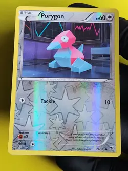 Porygon - 72/101 - Common - Reverse Holo LP, English Pokemon Plasma Blast - Image 1