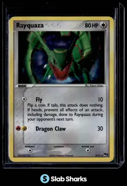 2005 POKEMON EX EMERALD #9/106 RAYQUAZA HOLO - Image 1