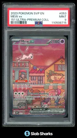 2023 POKEMON SV BLACK STAR PROMOS - SVP EN #053 MEW EX PSA 9 - Image 1