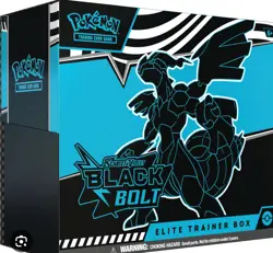 Pokemon TCG : Black Bolt Elite Trainer Box ETB Brand New Factory Sealed - Image 1