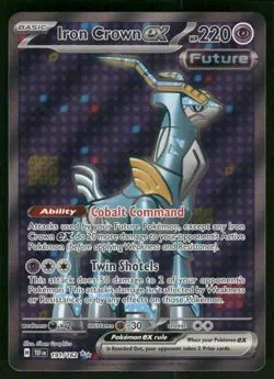 Iron Crown ex - 191/162 Ultra Rare Holo NM Pokemon SV05: Temporal Forces - Image 1