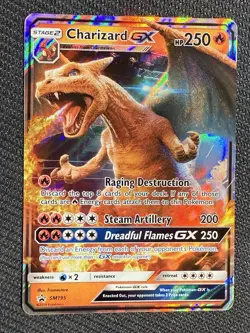 Pokemon Charizard GX SM195 Sun & Moon Detective Pikachu Promo NM-MINT CLEAN LOOK - Image 1