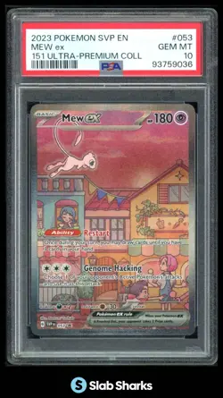 2023 POKEMON SVP EN #053 MEW EX 151 ULTRA PREMIUM COLLECTION PROMO PSA 10 - Image 1
