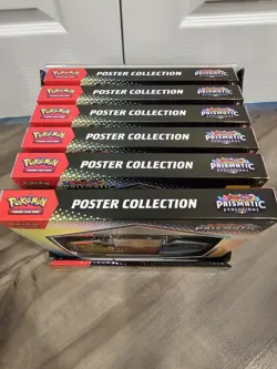 Pokemon Prismatic Evolutions Poster Collection - Lot of X6 New/Sealed - Image 2