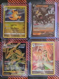 10 Pokemon Silver Tempest Rare/Alt Art. Rayquaza VMAX TG29, Snorlax, Dragonite+ - Image 2