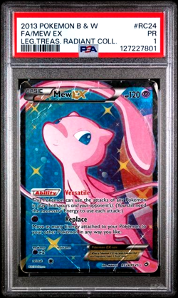 PSA 1 PR POKEMON Mew EX LEGENDARY TREASURES RADIANT COLLECTION #RC24 Full Artz - Image 1