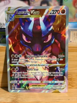 LUCARIO VSTAR SWSH291 Sword & Shield Black Star Promo Holo Pokemon TCG Near Mint - Image 1