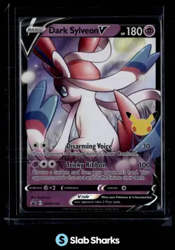 2019 POKEMON USWORD & SHIELD BLACK STAR PROMOS #SWSH134 DARK SYLVEON V - Image 1