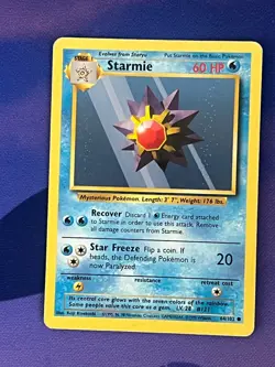 Starmie - Common - WOTC Base Set 64/102 - MP/HP - Pokemon - Image 1