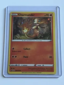 Charmander SWSH092 Pokemon Sword & Shield Promos 2021 Near Mint Black Star Holo - Image 1