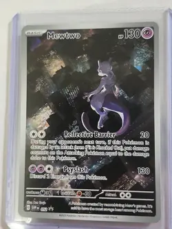 Pokemon TCG - Mewtwo 052 S&V 151 Black Star Promo #052 - NEAR MINT - Image 1