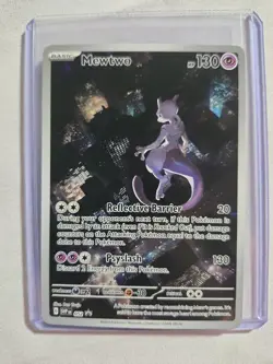 Pokemon TCG - Mewtwo 052 S&V 151 Black Star Promo #052 - NEAR MINT - Image 3