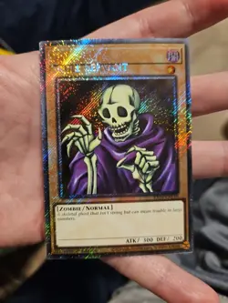 misprint name shift Skull Servant (Platinum Secret Rare) RA04-EN110 yugioh error - Image 2