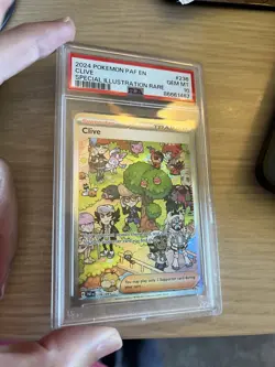 Pokemon 2024 Clive SIR Paldean Fates Card 236/091 PSA 10 Gem Mint - Image 3