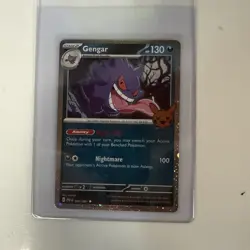 Gengar (Cosmos Holo) 057/091 Trick or Trade 2024 Pokemon Card TCG - Image 1