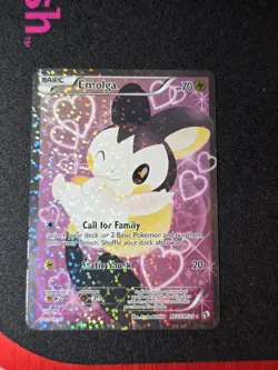 Pokemon TCG Emolga RC23/25 Full Art Rare Holo Card Legendary Treasures MP - Image 1