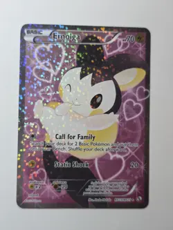 Pokemon TCG Emolga RC23/25 Full Art Rare Holo Card Legendary Treasures MP - Image 3