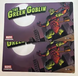 Marvel Champions The Card Game Green Goblin Game Mat Playmat X2 LCG OP Exclusive - Image 1