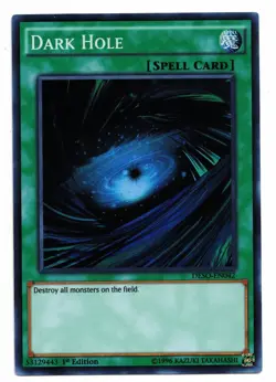 Yu-Gi-Oh Card: Dark Hole DESO-EN042 Super Rare 1st Edition! NM - Image 1
