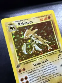 Kabutops 9/62 Holo Fossil Set Pokemon Card 1999 WOTC - 1st edition - MP - Image 4