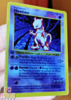 Pokemon MEWTWO / ARMORED MEWTWO LENTICULAR Card - Image 2