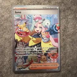 Iono 269/193 Paldea Evolved Special Illustration Rare Full Art Pokemon Card - Image 1