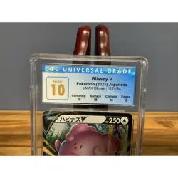 2021 Pokemon Blissey V #127 Vmax Climax Japanese Full Art CGC 10 Graded Card - Image 3