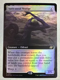 MTG / Anticausal Vestige / EOE / #317 / FOIL (Extended Art) / Rare / NM - Image 1