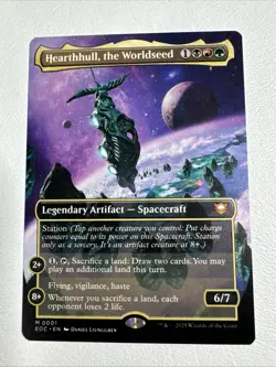 Hearthhull, The Worldseed (Borderless) #1 Regular Mythic MTG: Edge of Eternities - Image 1