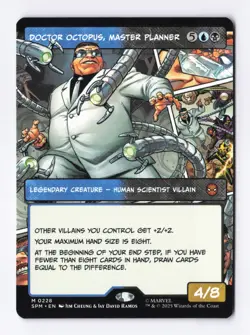 Doctor Octopus, Master Planner (Borderless) 0228 (M) MTG Marvel's Spider-Man SPM - Image 1