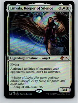 Magic the Gathering Foil Linvala, Keeper of Silence Secret Lair MTG Free Ship! - Image 1