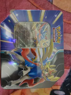 Pokemon TCG Slashing Legends Tin Zacian EX Sealed NEW - Image 1