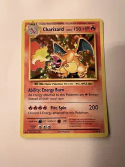 Pokemon TCG Charizard 11/108 XY Evolutions Reverse Holo Near Mint Condition - Image 1
